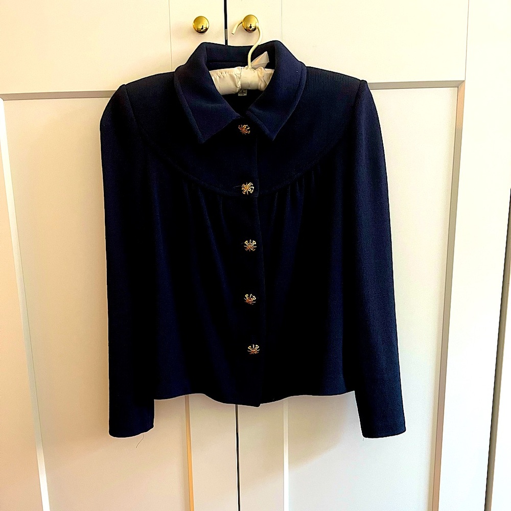 Navy Blue St John Jacket